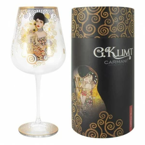 Бокал для вина стеклянный 800 мл золото "Адель Г.Климт" CARMANI Г, КЛИМТ 00-3946401 Золото;прозрачный