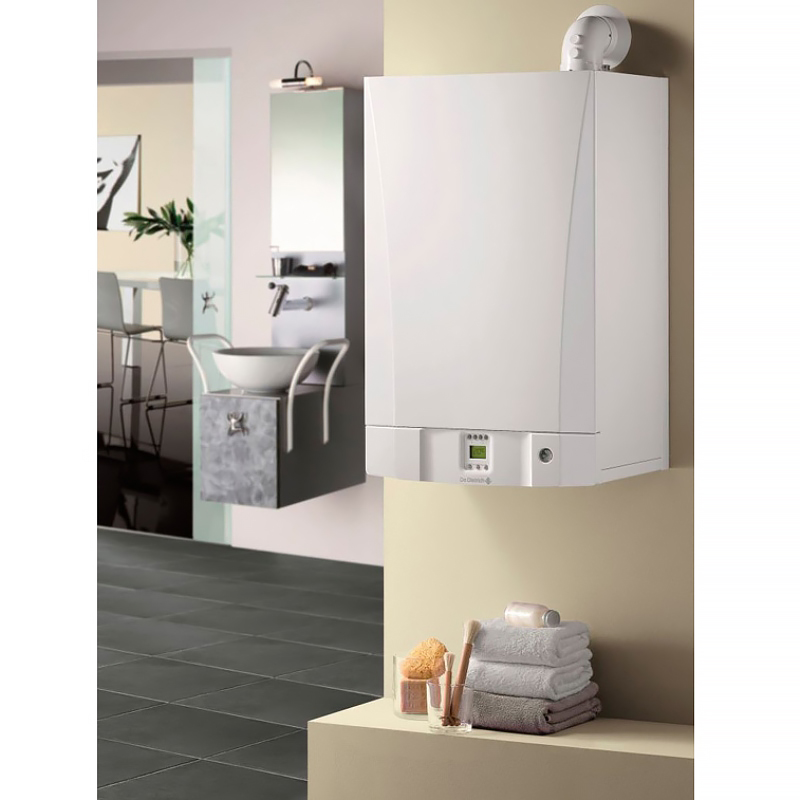 Котел газовый настенный De Dietrich ZENA MS 24 MI двухконтурный открытый 24 кВт CZB46224352 - Вид №1