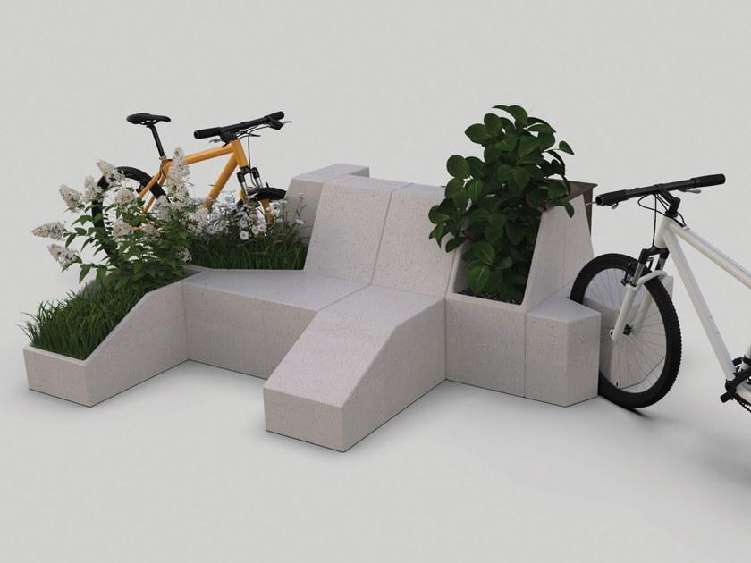 Manufatti Viscio Кашпо для общественных мест из реконструированного камня Modula sun-id-1417030 - Вид №5