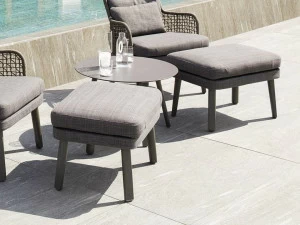 Varaschin Прямоугольный садовый пуф из ткани Emma 236p