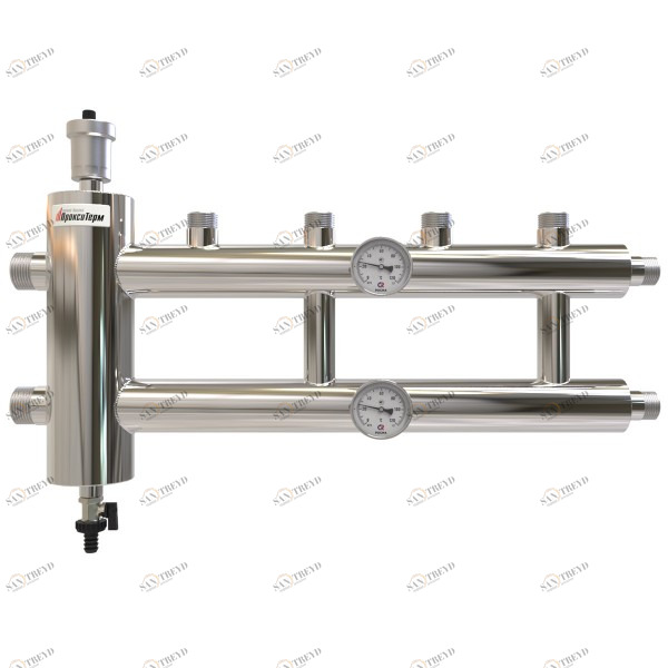 Купить Распределительный коллектор с гидрострелкой 85 кВт, 2+1 контур Прокситерм GSK3221