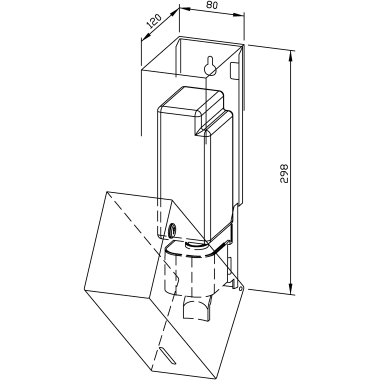 727302 Дозатор жидкого мыла WP102 WAGNER_EWAR A-LINE Wagner Ewar  - Вид №1