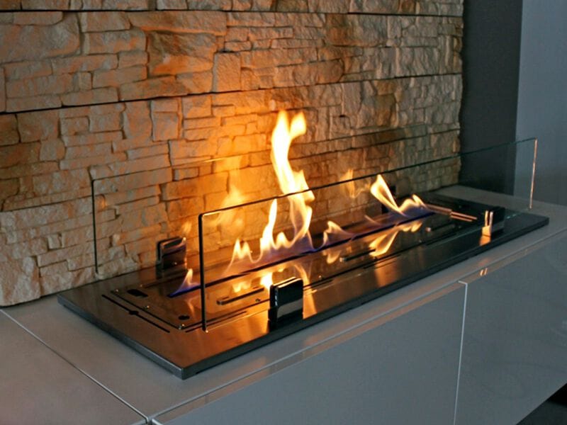 Встроенный камин с открытым биоэтанолом bioKamino Bkp ARCH-00044234 - Вид №1