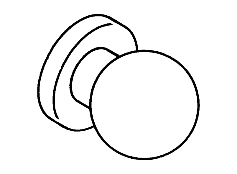 111PBK.33 Половина пуговицы HEWI System 111 | Polyamid  - Вид №7