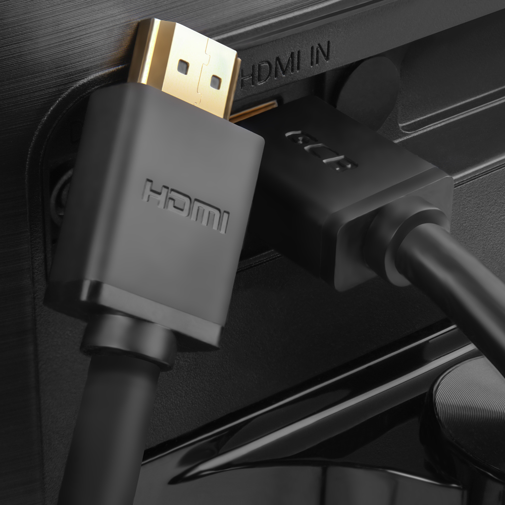 GCR-HM411-3.0m кабель 3.0m hdmi версия 2.0, hdr 4:2:2, ultra hd, 4k 60 fps 60hz/5k*30hz, 3d, audio, 18.0 гбит/с, 28/28 awg, od7.3mm, тройной экран, черный, Greenconnect Santreyd  - Вид №4