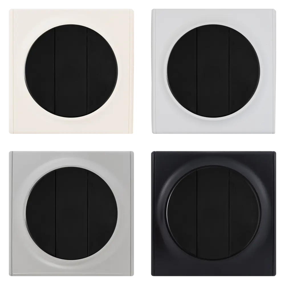 ONEKEYELECTRO Florence — трёхклавишный выключатель для люстр и светильников 82127020 STLM-0019905 - Вид №1