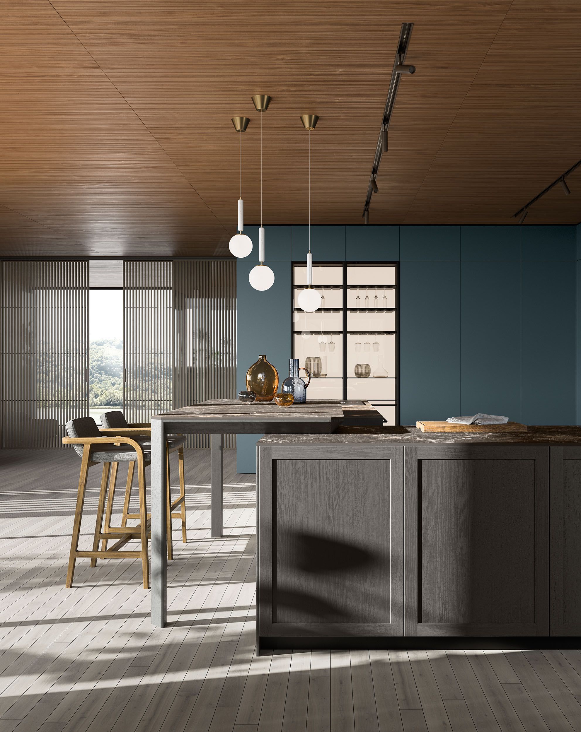 Кухня с островом Copatlife Life Projects ARCH-00051594 - Вид №6