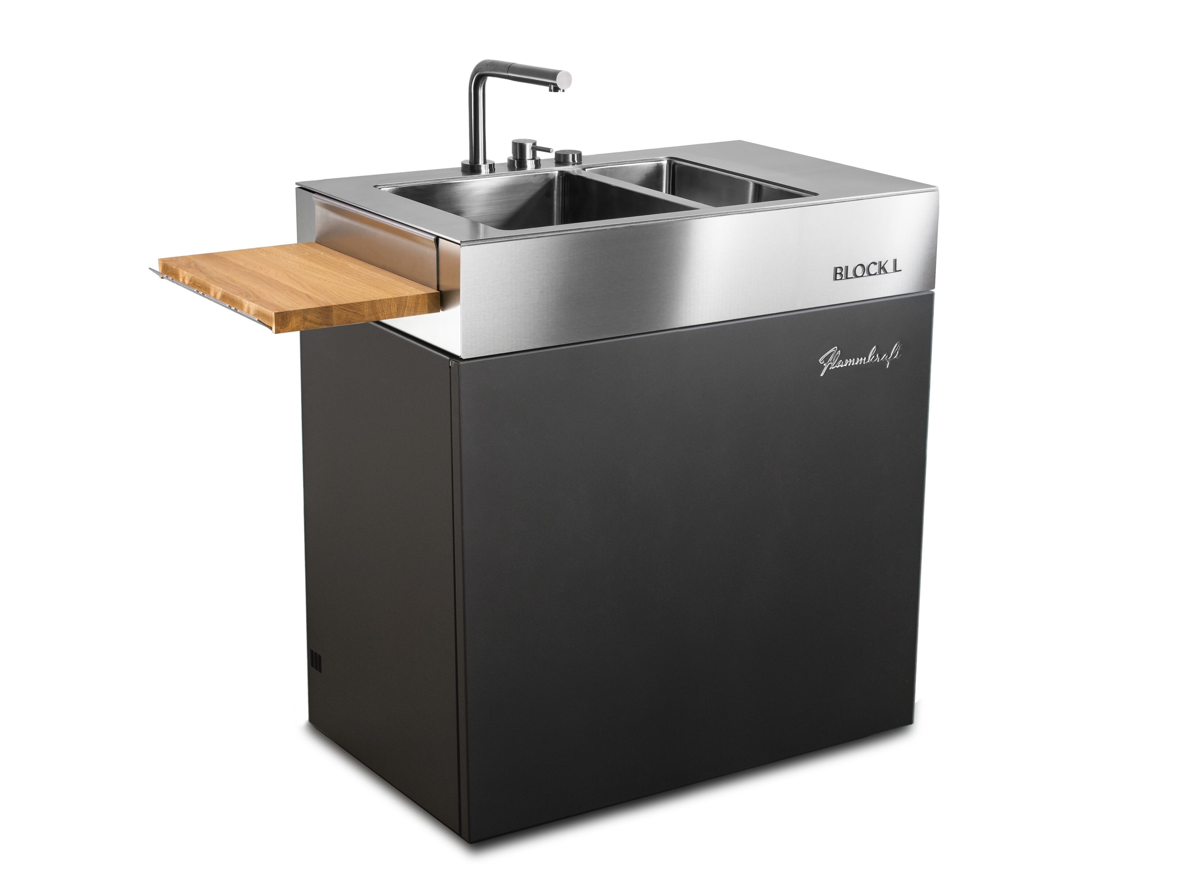 Наружная кухня из нержавеющей стали Flammkraft BLOCK L ARCH-00055477 - Вид №1