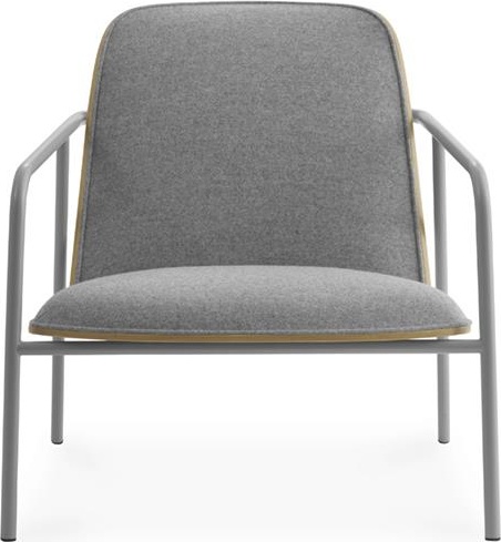 601808 Дуб кресла для отдыха пусковой площадки низкий серый стальной / Synergy Normann Copenhagen  - Вид №1