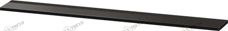 XL791204040 Подвесная полка X-Large #XL7912 600-1600 x 160 мм Черный глянцевый лак Duravit