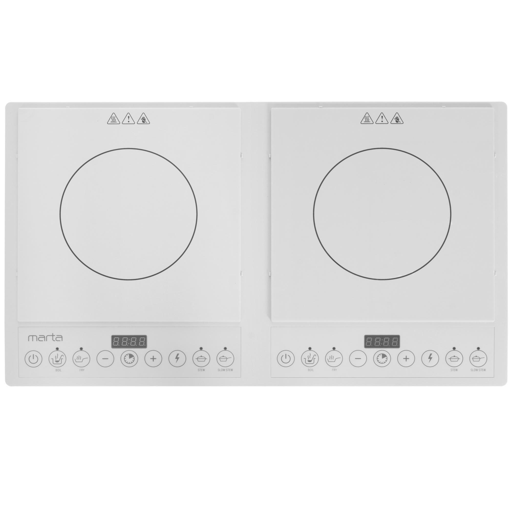 9033631 Плита компактная электрическая MARTA MT-HP4228A белый STDN-0025188