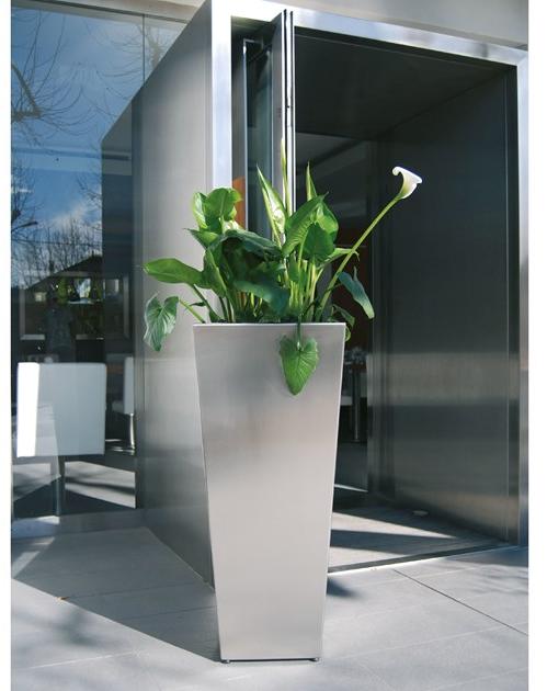 CYRIA Высокая кашпо для общественных мест из стали Corten ™ sun-id-1418590 - Вид №2