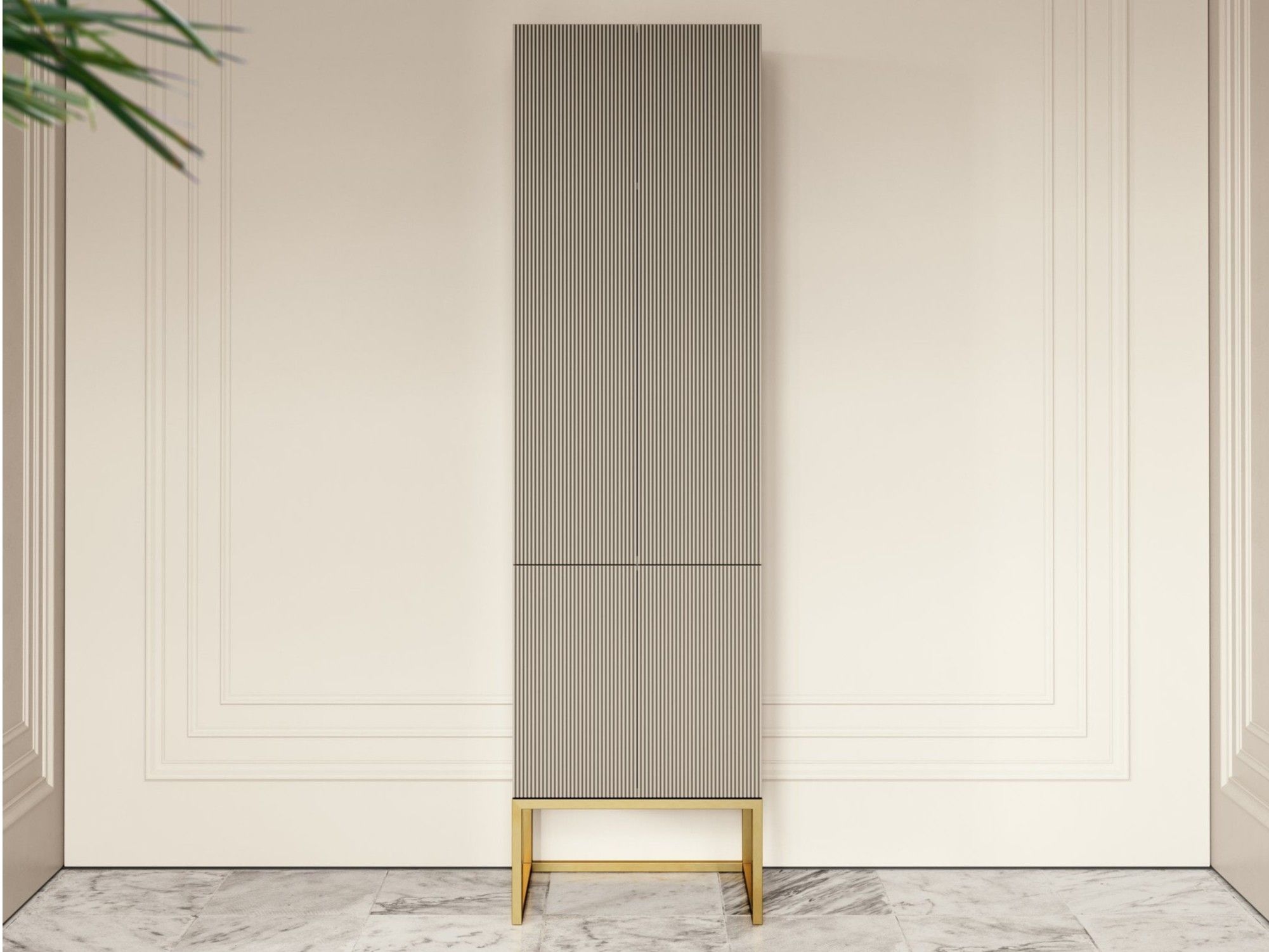 Деревянный напольный шкаф для ванной комнаты с дверцами LUSSO Couture ARCH-00089222