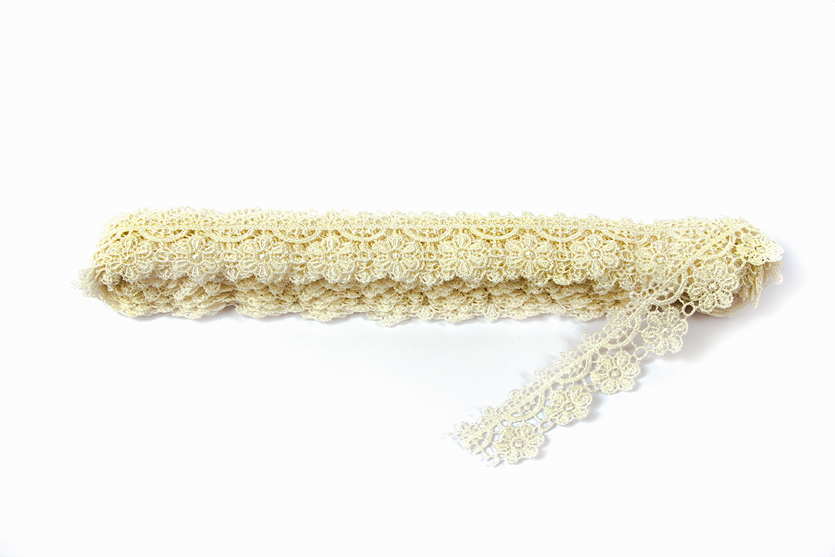 3096 Гипюр 30 мм в пакете Турция белый Gamma 