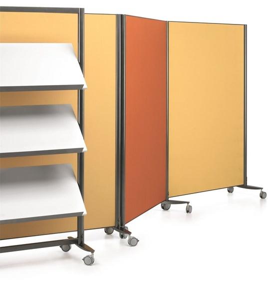 TALIN Отдельностоящая модульная офисная перегородка из фанеры на колесах Multikom sun-id-1417149 - Вид №3