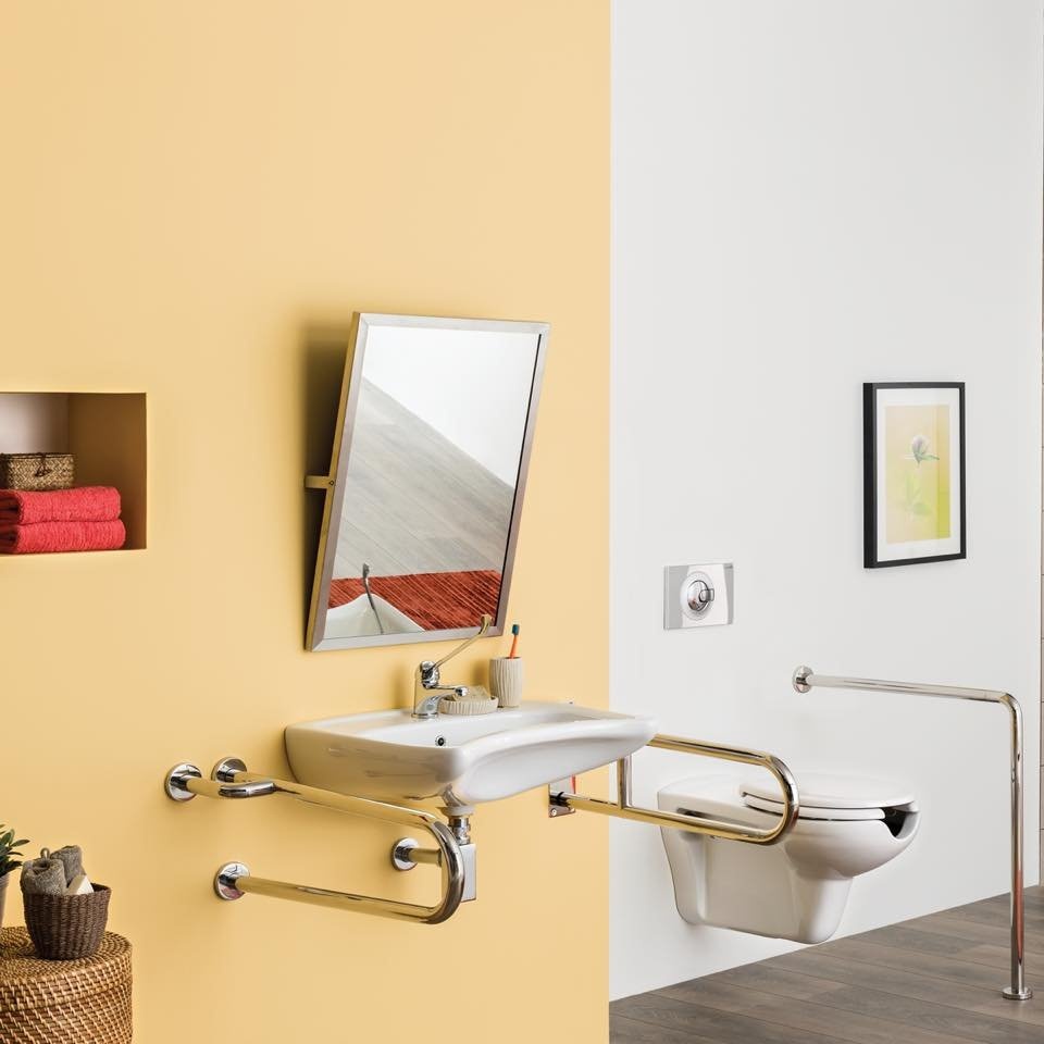 BD060-00CB00E-0000 Раковина для инвалидов 50*60 Creavit  - Вид №4