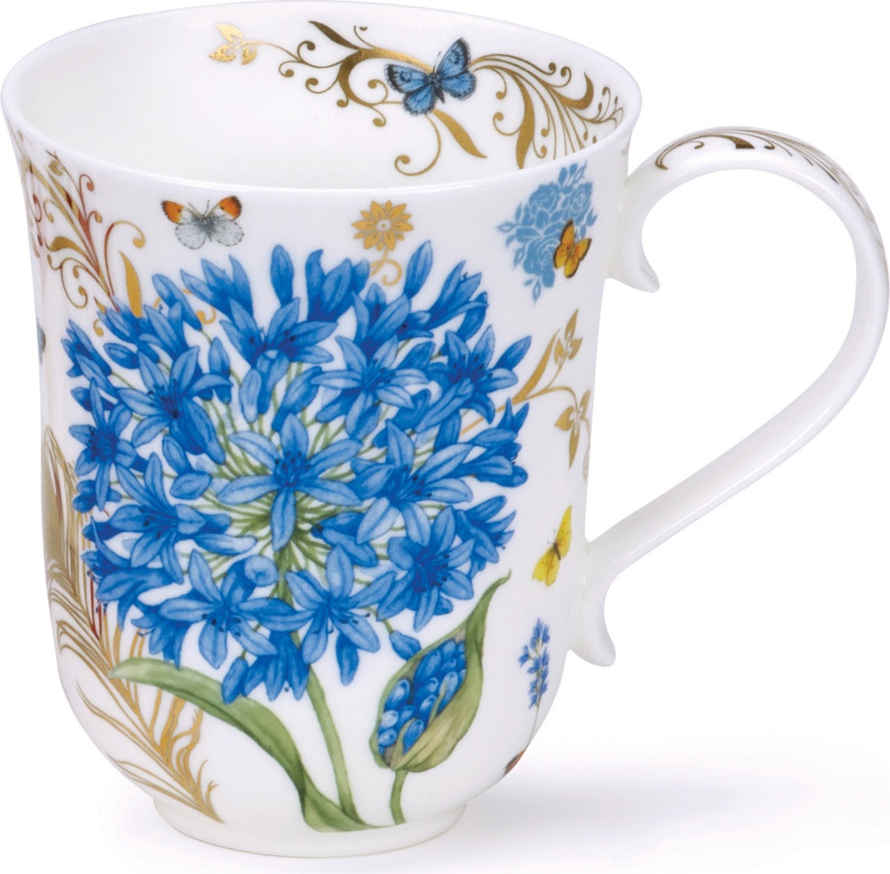 10648645 Dunoon Кружка Dunoon "Африканская лилия.Бремор" 330мл Фарфор костяной 