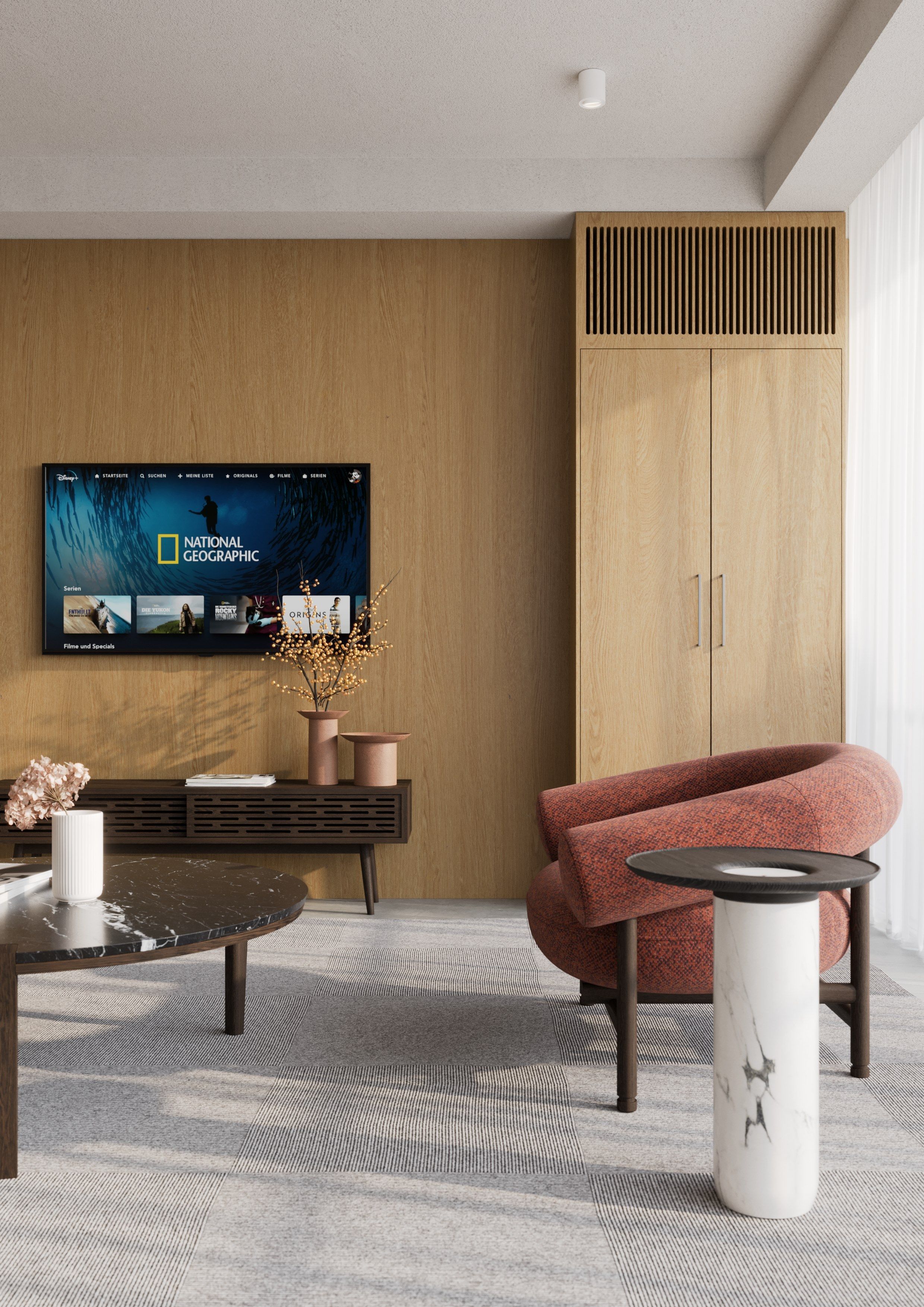 Тканевое кресло с подлокотниками Wewood LOOP ARCH-00071632 - Вид №5