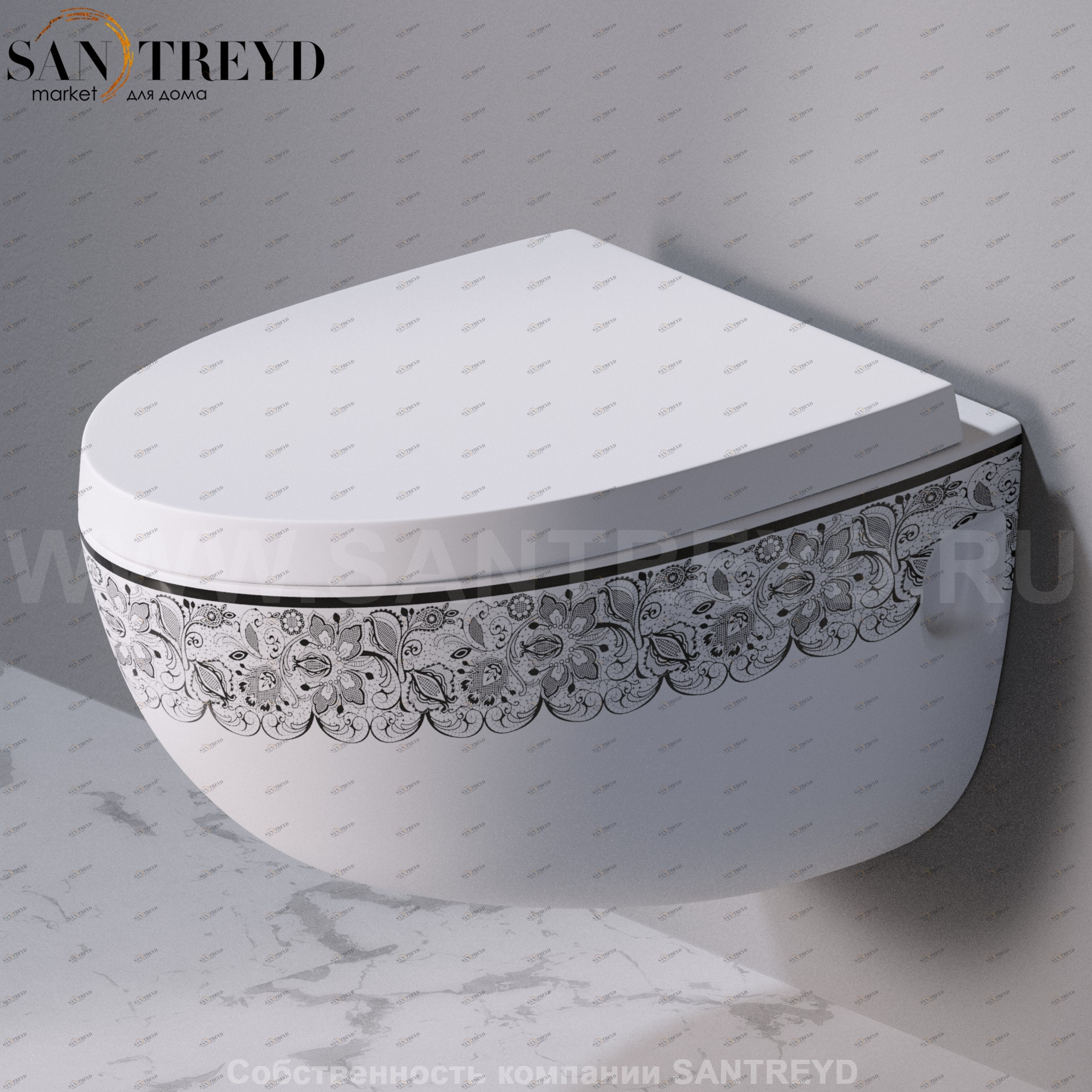 S511462 Подвесной унитаз настенный Белый A. e T. Italia OVAL Италия AeT ITALIA