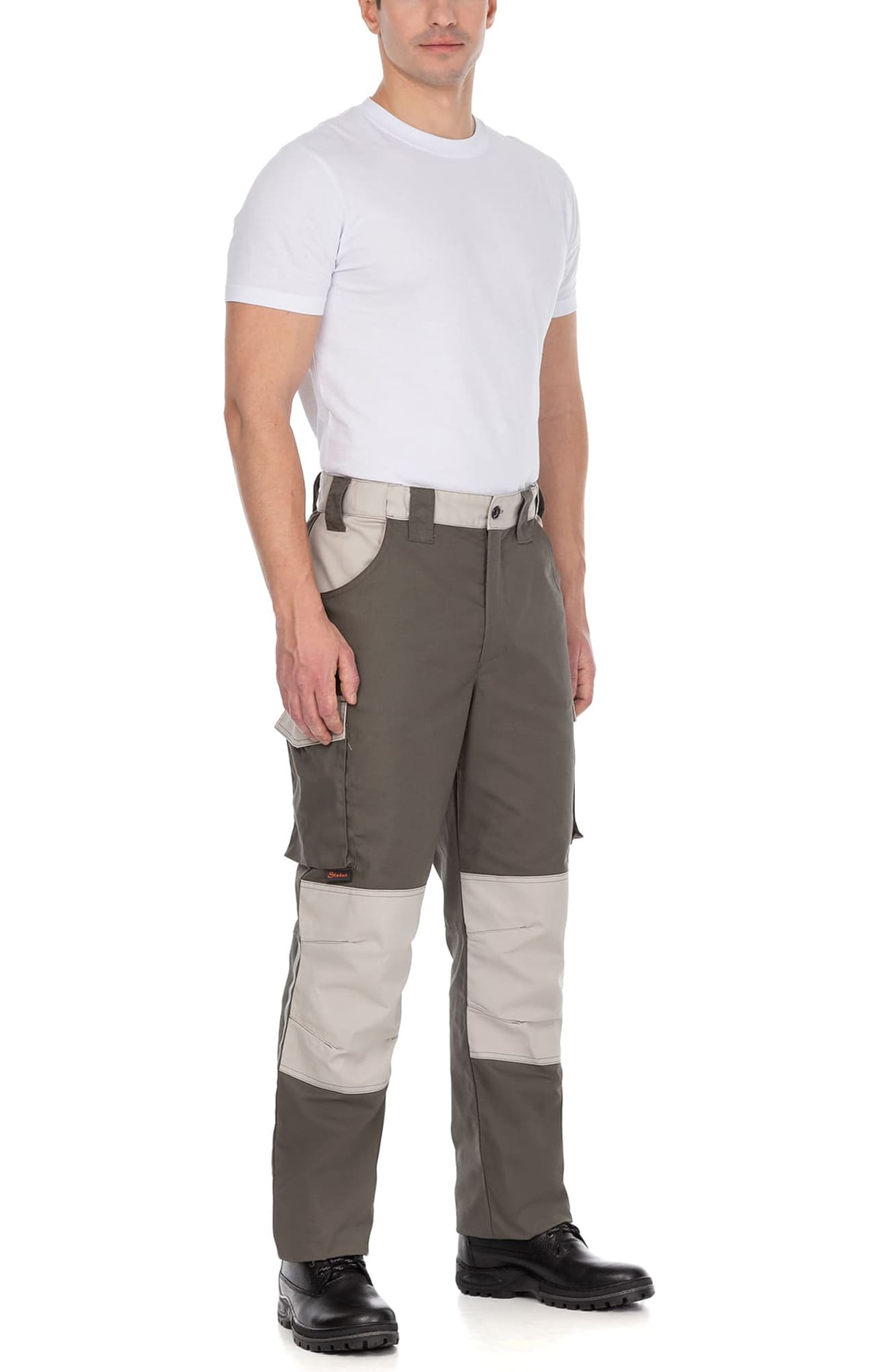 4957105 Костюм  NEW серый хаки с серым песком STATUS  Летняя спецодежда  размер 60-62/170-176  - Вид №13