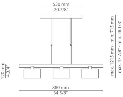 Estiluz Подвесной светильник из сатинированного стекла Paris T-2418 - Вид №3