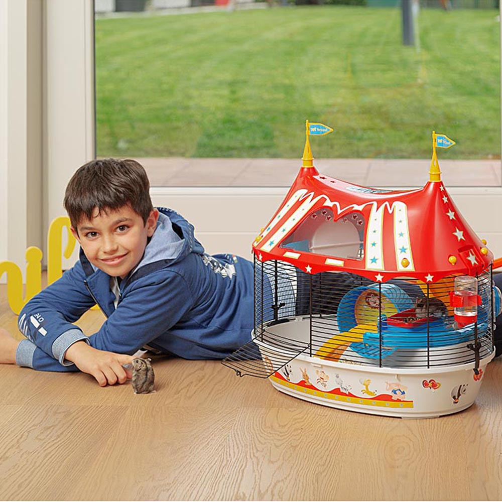 УТ0015983 Клетка для грызунов CIRCUS FUN для хомяков 49,5x34x42,5см FERPLAST  - Вид №2