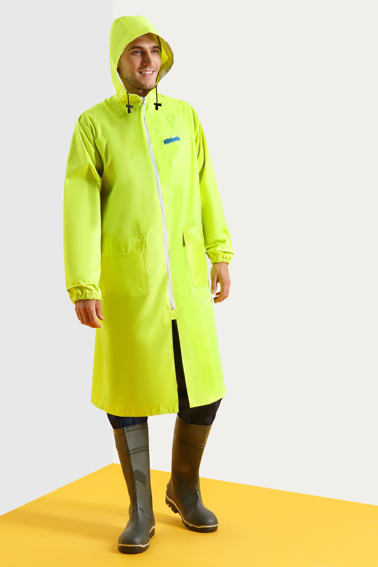 4958071 Плащ влагозащитный " WPL" лимонный POSEIDON  Непромокаемая спецодежда  размер 44-46  - Вид №3