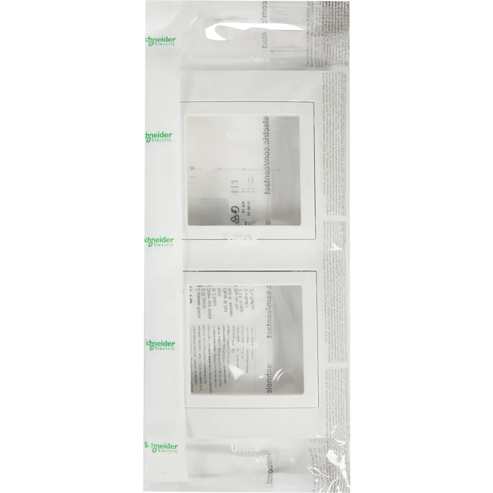 Рамка для розеток и выключателей Systeme Electric Unica 2 поста, цвет белый STLM-2048177 - Вид №4