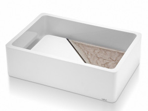 Прямоугольная столешница из смолы