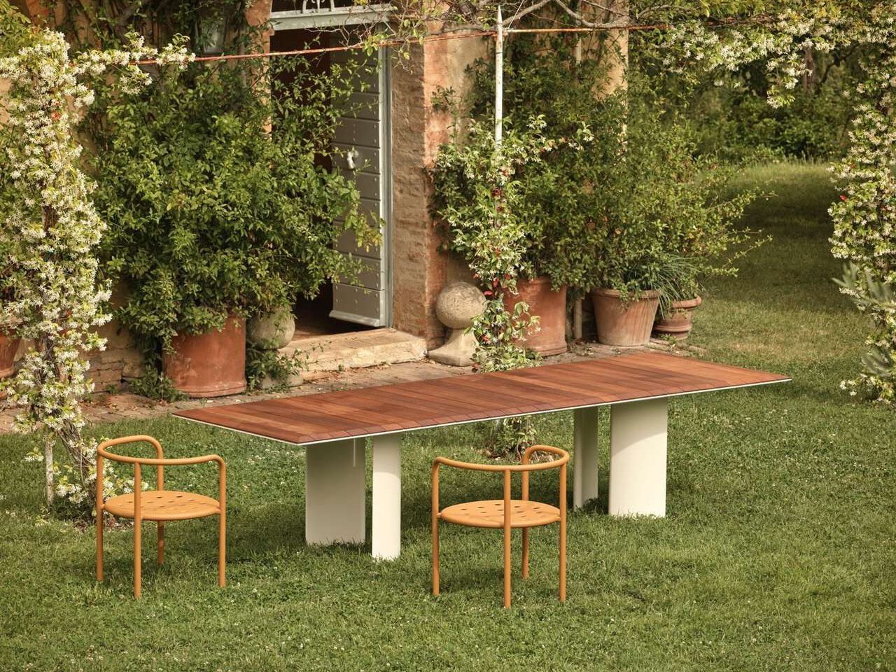 Прямоугольный садовый стол из тикового дерева FAST Naca ARCH-00059715 - Вид №4