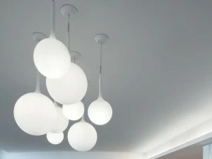 Artemide Подвесной светильник из дутого стекла Castore