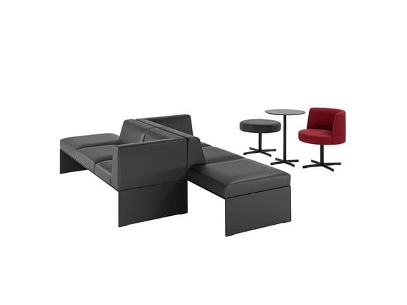 Кожаная скамья со спинкой Brunner banc ARCH-00074440 - Вид №3