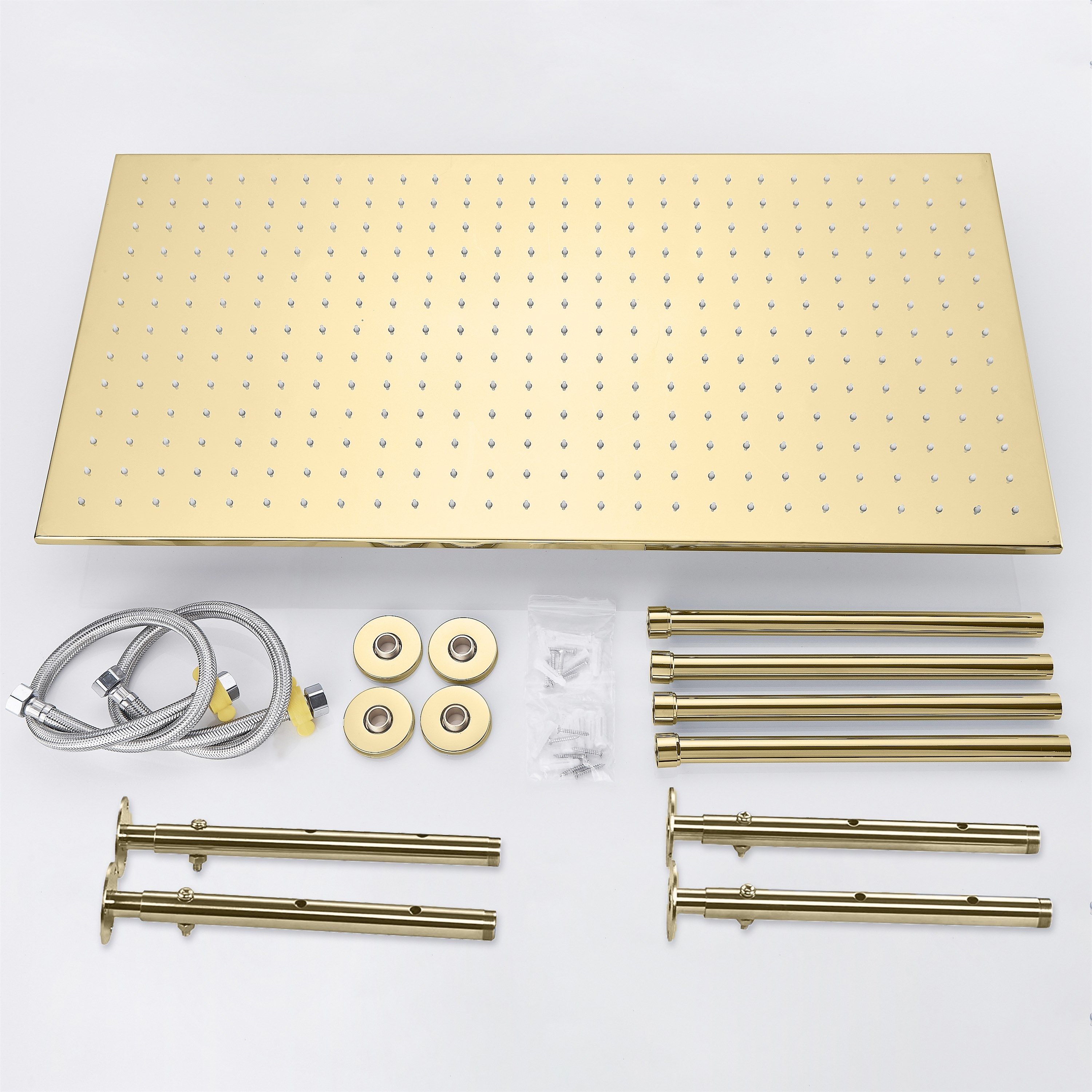 Прямоугольная насадка для душа из нержавеющей стали Fontana Showers FS145193 / FS145194 ARCH-00011240 - Вид №7