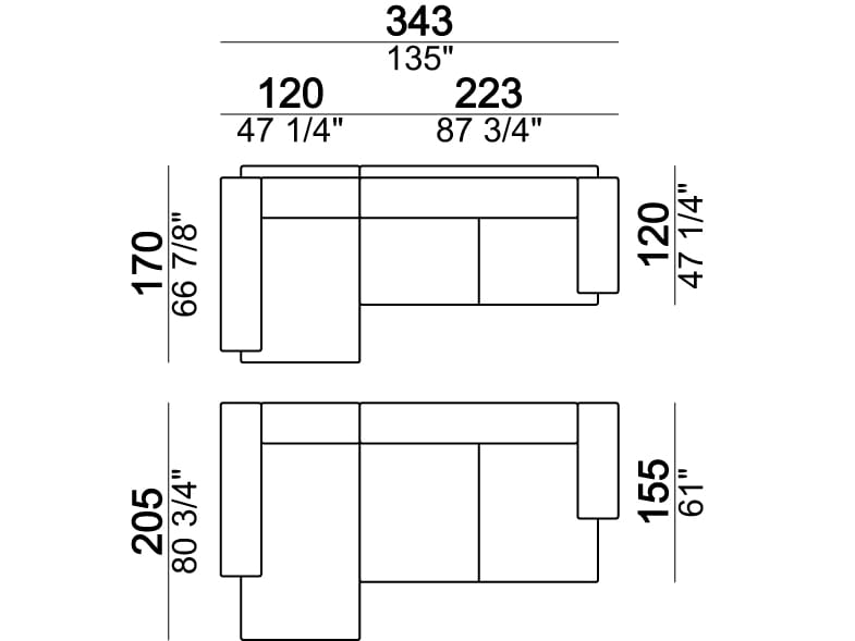 Секционный кожаный диван Arketipo ARCH-00037376 - Вид №17