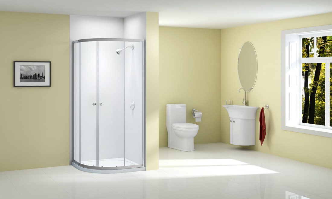 Душевой уголок A1202D0 Merlyn Ionic Хромированный  - Вид №1