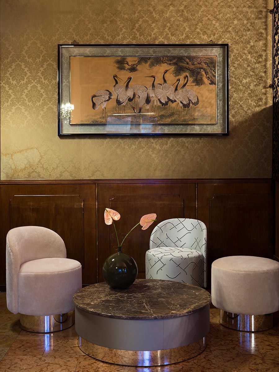 Круглый мраморный журнальный столик Tacchini Pastilles ARCH-00050081 - Вид №6