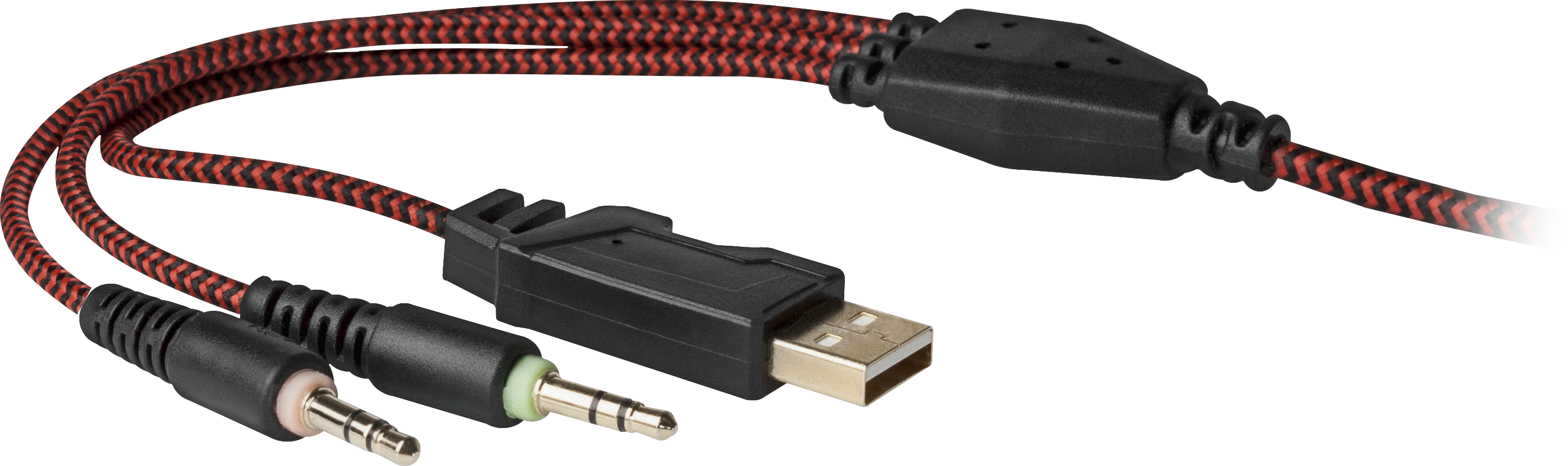 64216 игровая гарнитура inferno металлик, провод 2 м Redragon Santreyd  - Вид №3