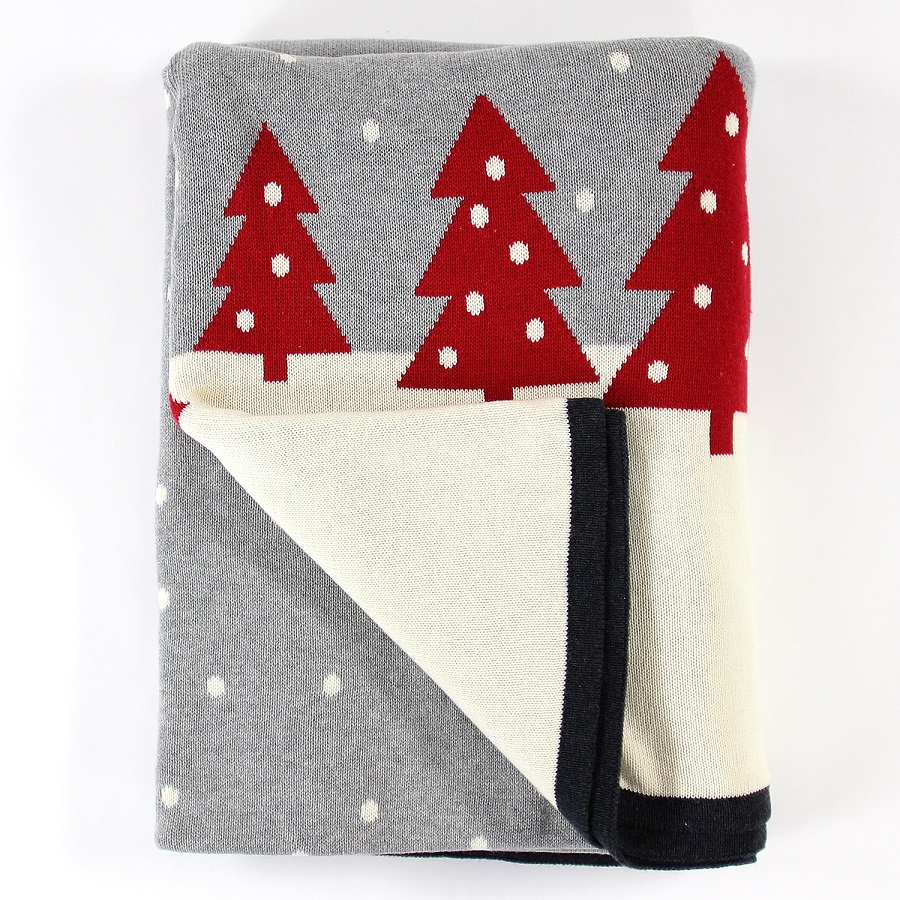 en_ny0051 Плед с орнаментом christmas story one, 130х180 см EnjoyMe  - Вид №1