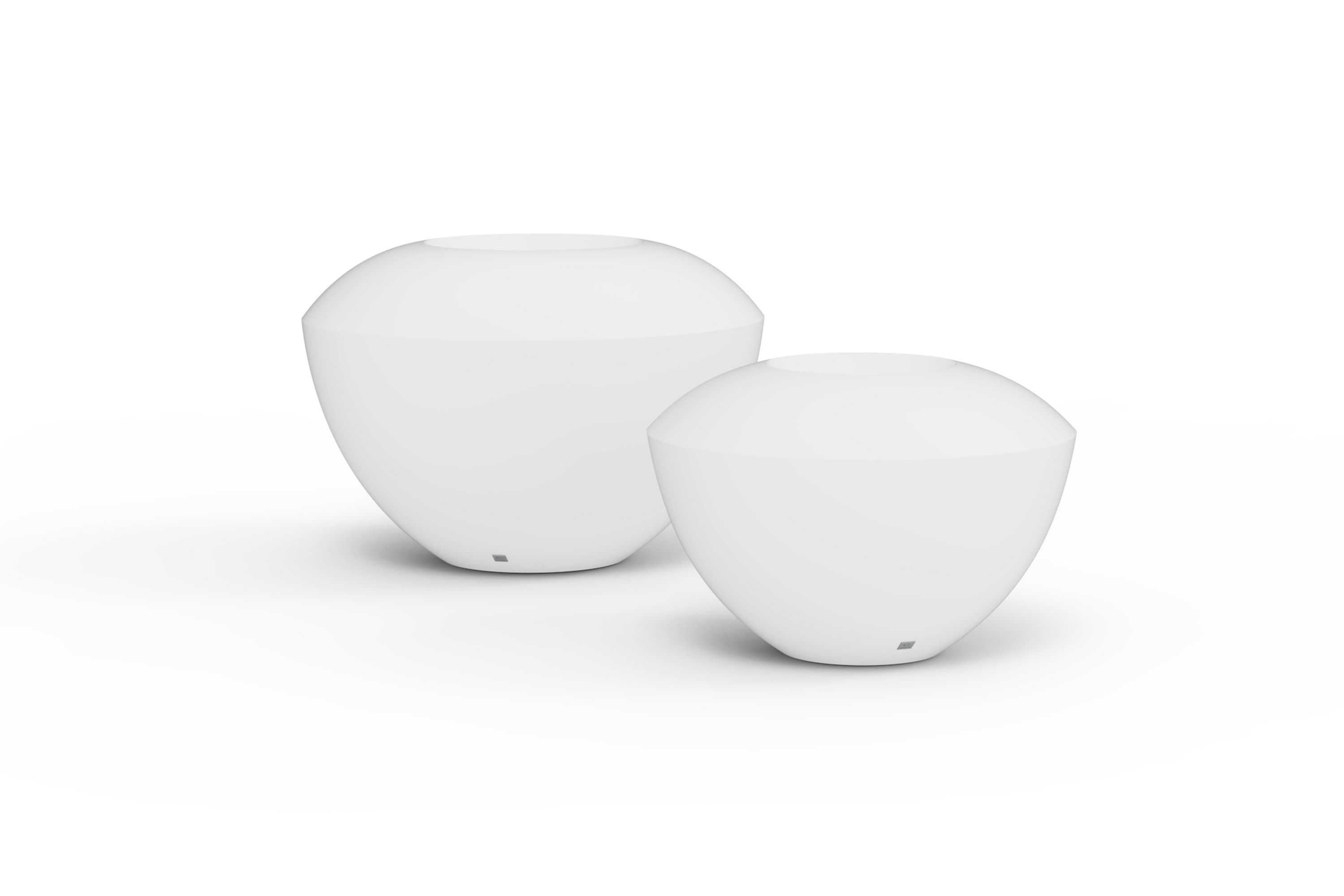 Круглый садовый горшок из стекловолокна GANSK SPIN ARCH-00106017 - Вид №5