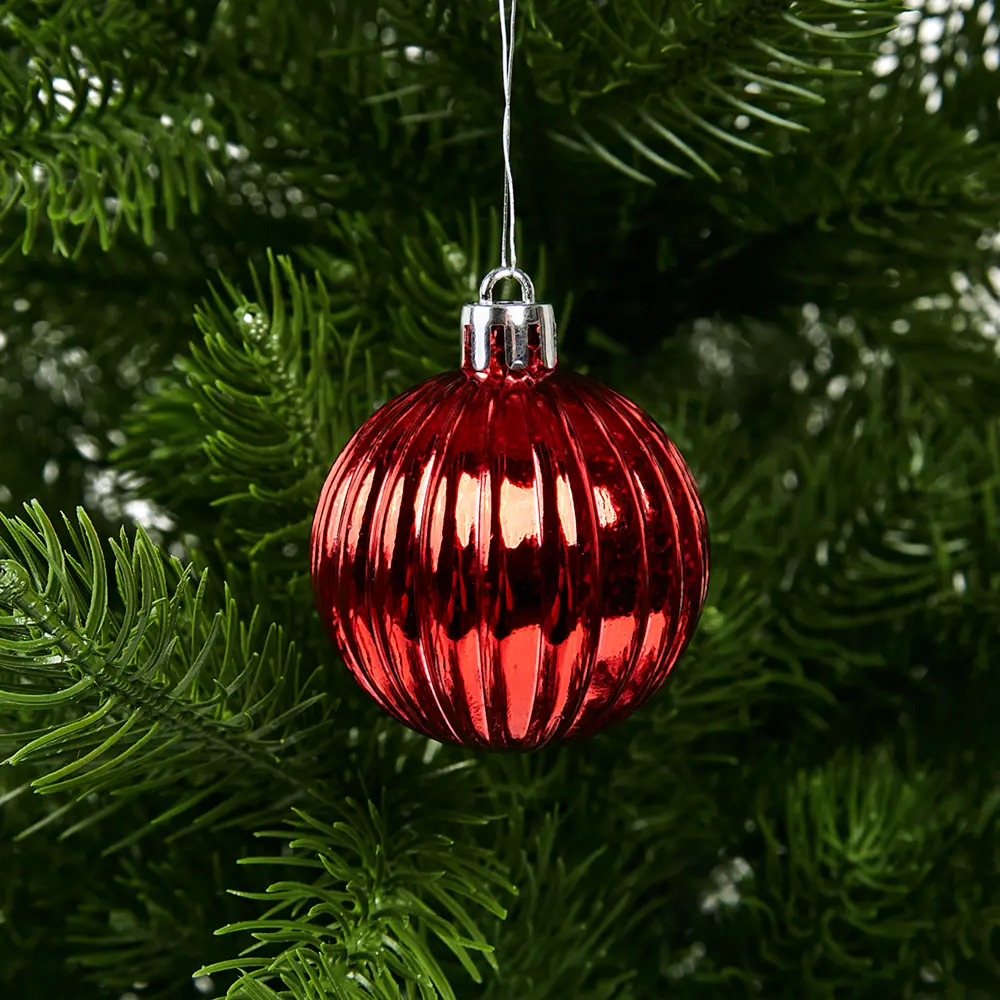 87036338 Набор новогодних шаров Christmas ø5-6 см полистирол цвет красный 25 шт. STLM-0949418 Santreyd  - Вид №5