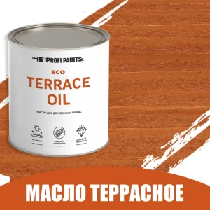 91314484 Масло для дерева износостойкое Profipaints Eco Terrace Oil 0.9 л Вишня STLM-0854752