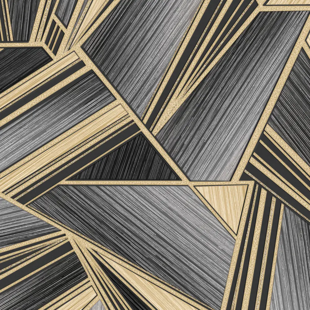 Обои Wallsecret Crystal - черно-золотая классика для изысканного интерьера 89024103 STLM-1401525 - Вид №1