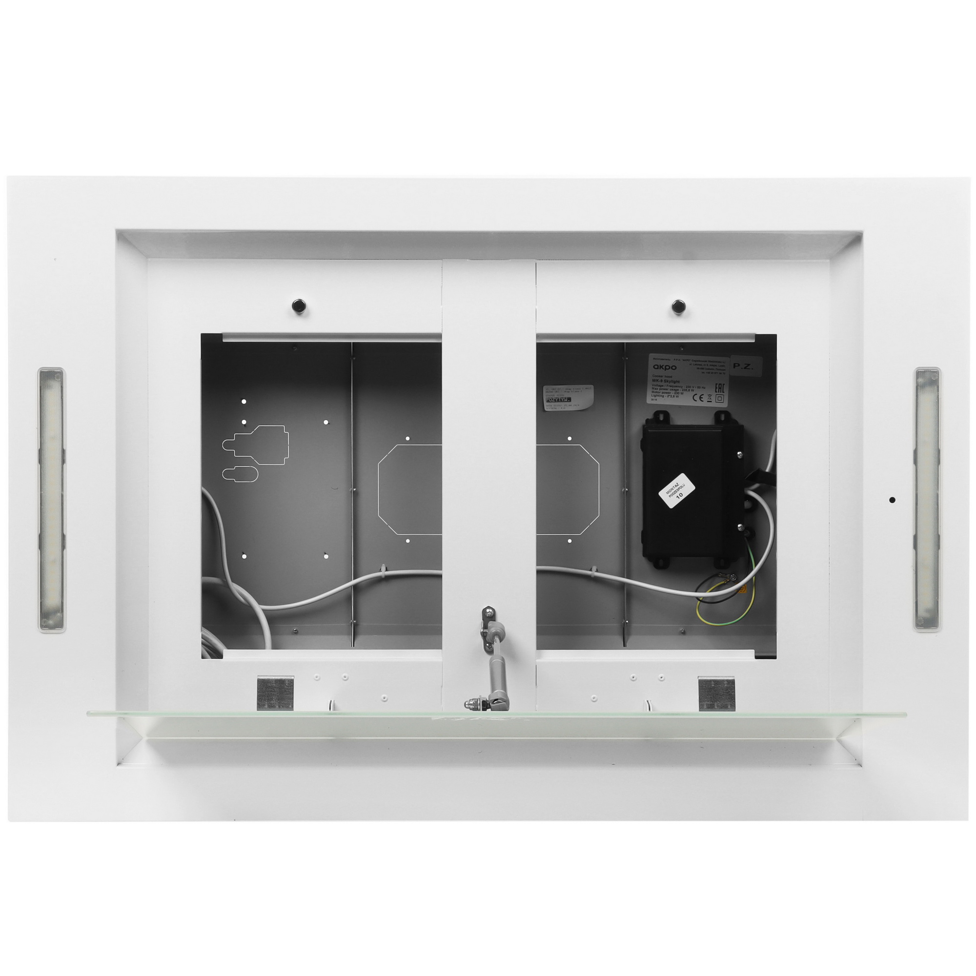 9008330 Вытяжка полновстраиваемая Akpo WK-9 Skylight белый/белый STDN-0082131 - Вид №7