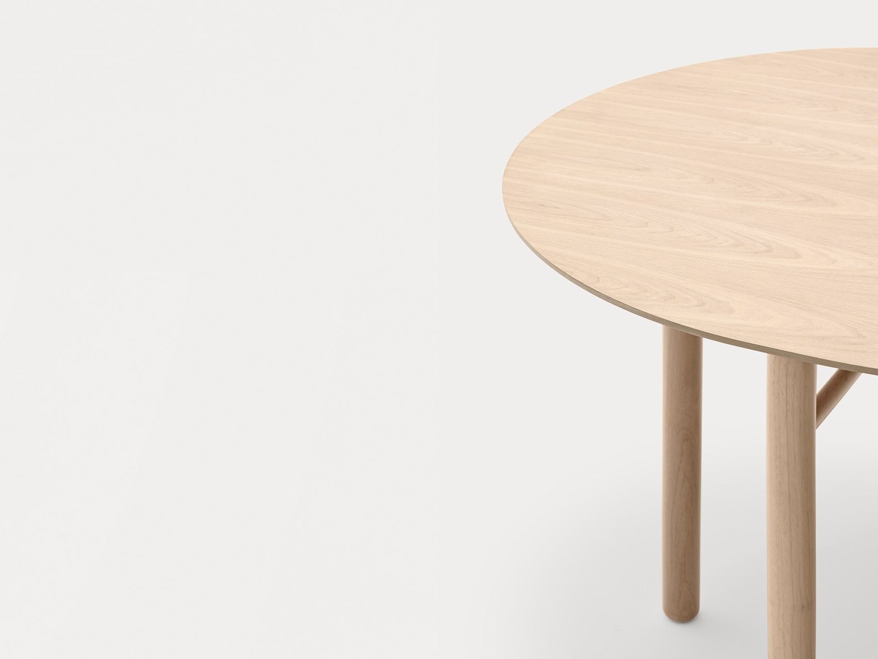 Овальный стол из шпона и каучукового дерева TEULAT Junco ARCH-00145942 - Вид №3