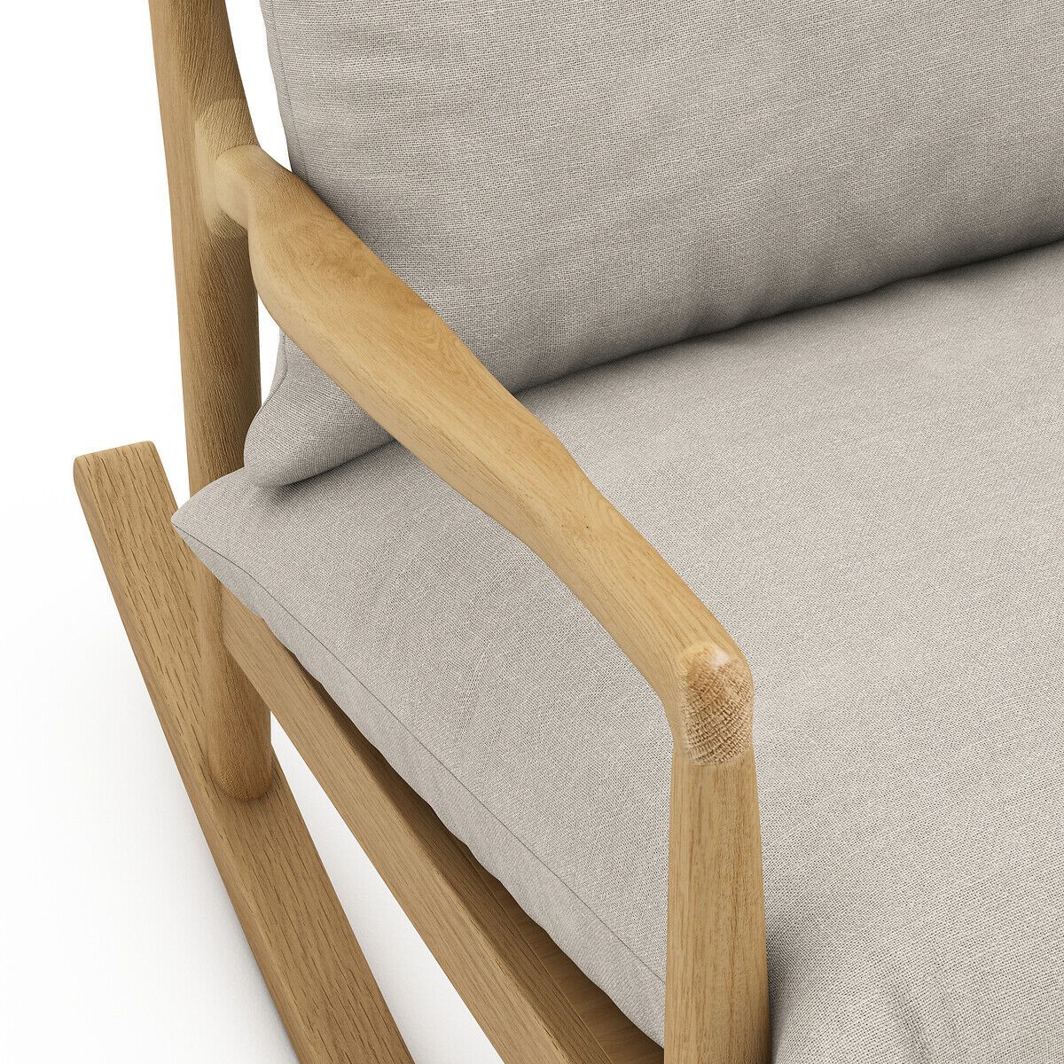 Льняное кресло-качалка с подлокотниками AMPM DILMA ARCH-00029147 - Вид №5