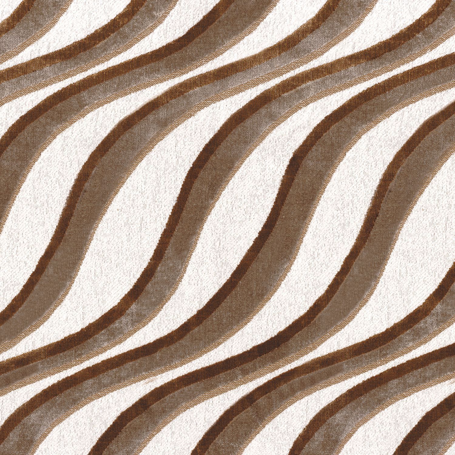 Бархатная ткань с графическим рисунком Casamance красота ARCH-00033605 - Вид №3