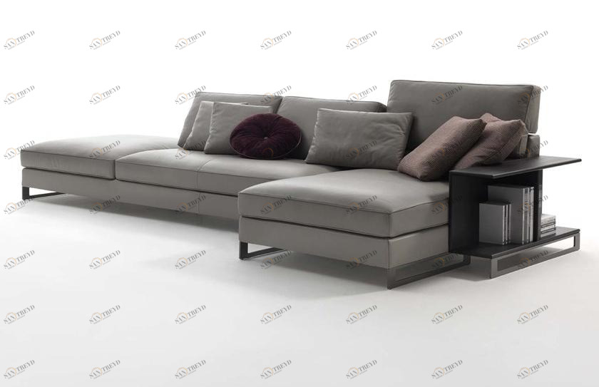 Frigerio Salotti Секционный кожаный диван-санки Davis sun-id-1459603