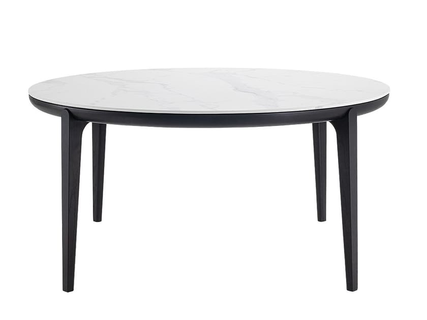 Круглый мраморный обеденный стол Calacatta HC28 maison Erika ARCH-00102201