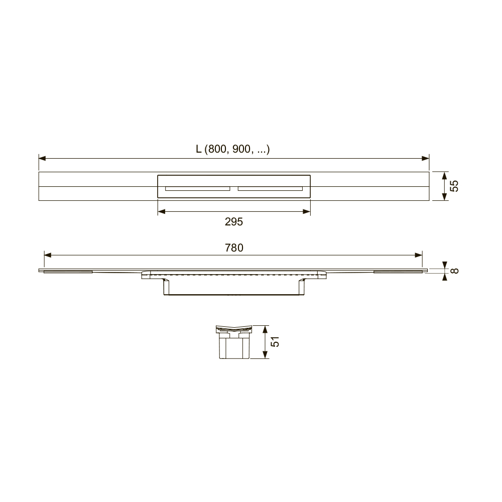 670921 Душевые профили Tece  - Вид №7