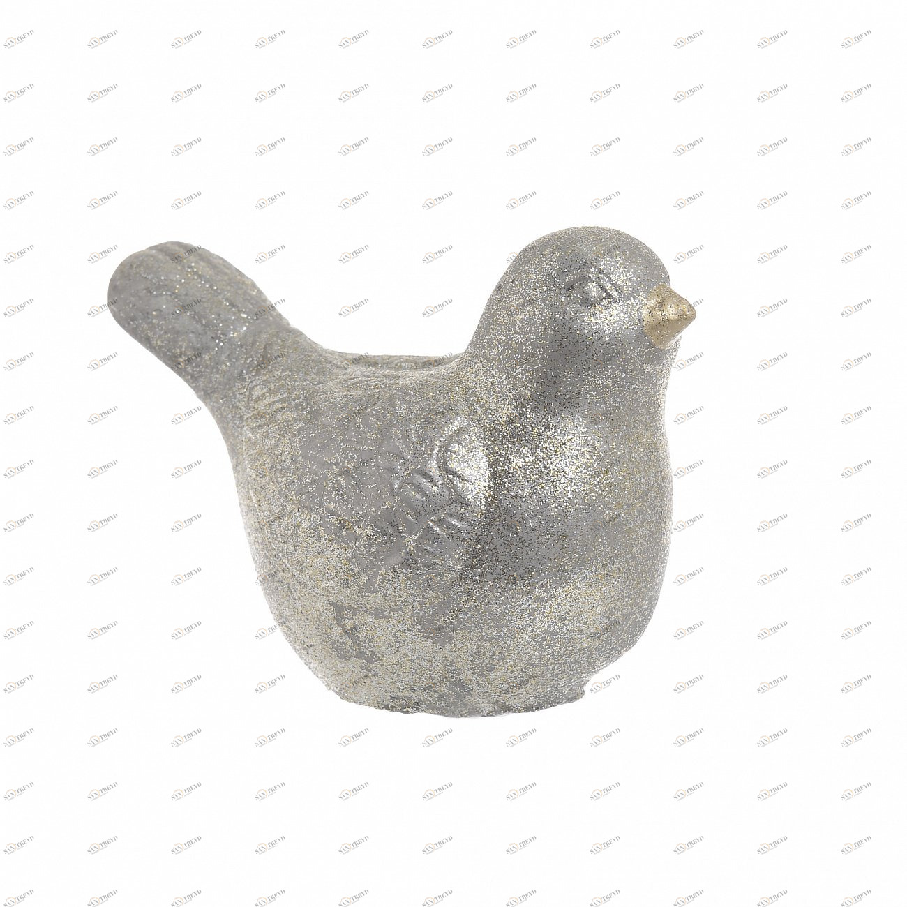 Статуэтка серебристая Bird TO4ROOMS ПТИЦЫ 212581 Серебро 